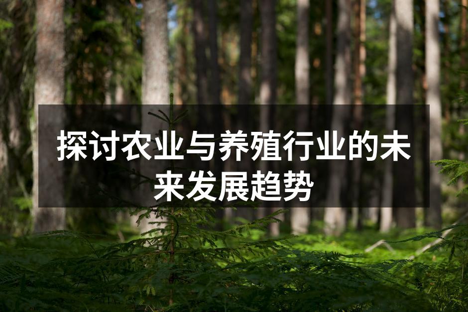 探讨农业与养殖行业的未来发展趋势